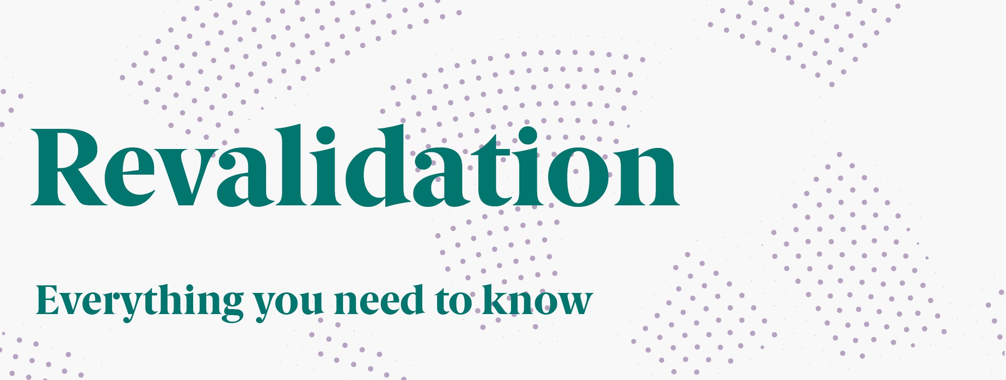 Need to #revalidate by 31st October?